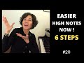 How to Stop Straining on High Notes!  6 STEPS Right Here!