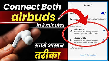 How To Connect Both Earbuds At The Same Time | Only one earbuds connecting | Reset Earbuds |