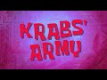 SpongeBob Krabs Army Title Card Fan Made