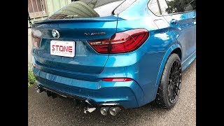 BMW F26 X4 N55 M40i turboback STONE EXHAUST