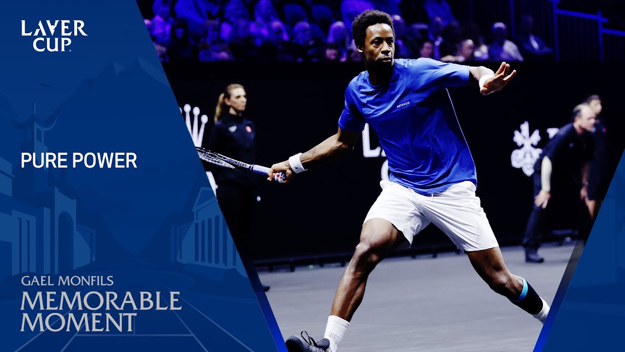 Gael Monfils Shows His Power Laver Cup 2023