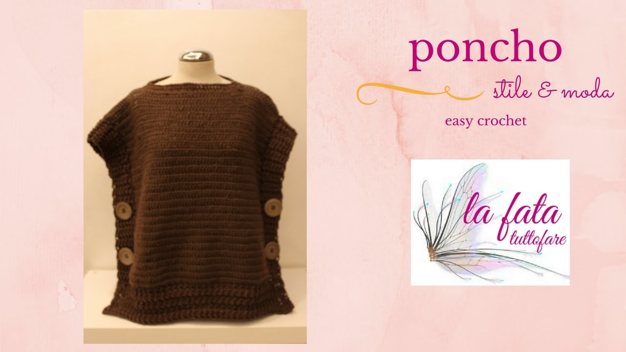 Tutorial: poncho maglione