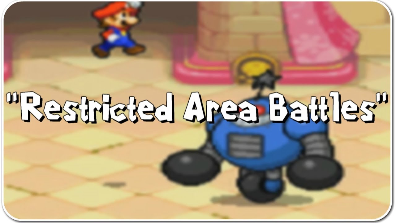 Mario & Luigi: Bowser's Inside Story - Restricted Area Battles - Years ago, "NinjaFerret56" found out that with the use of cheats, you could battle two certain enemies in Mario & Luigi: Bowser's Inside Story.