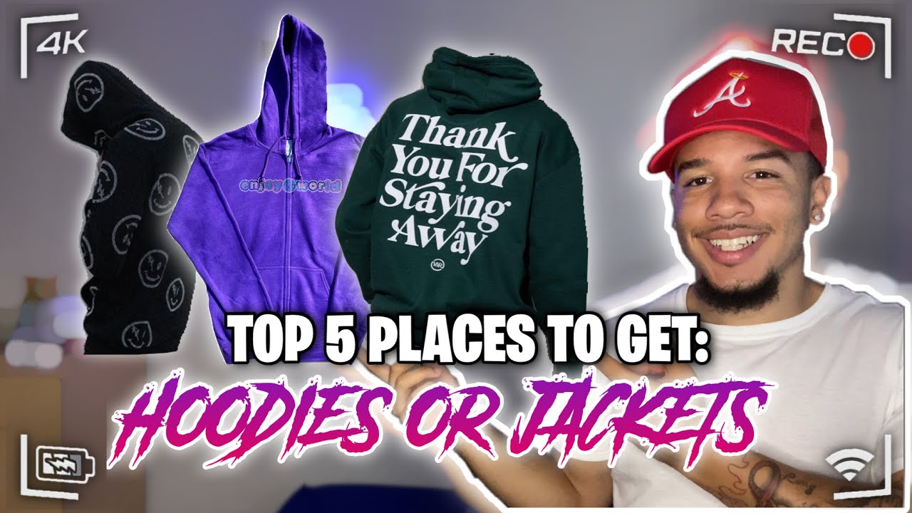 TOP 5 BEST PLACES TO GET HOODIES/JACKETS!! | FALL 2021 🔥🍁 - YouTube