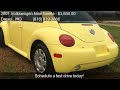 2001 volkswagen new beetle gls tdi 2dr coupe for sale in dre