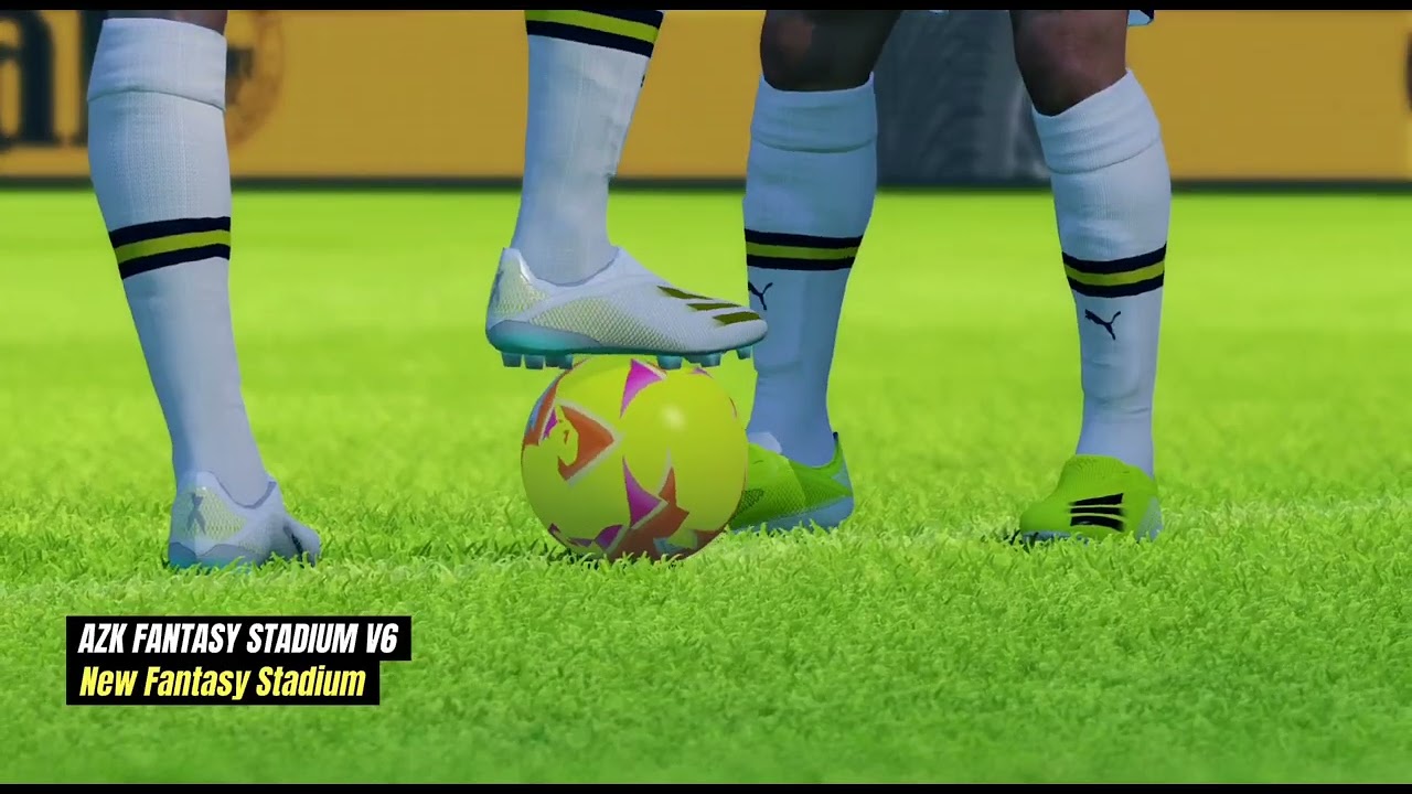 PES 2017 UPDATE AZK EFOOTBALL PITCH V10 B & FANTASY STADIUM V6