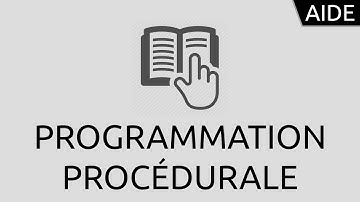 Programmation procédurale