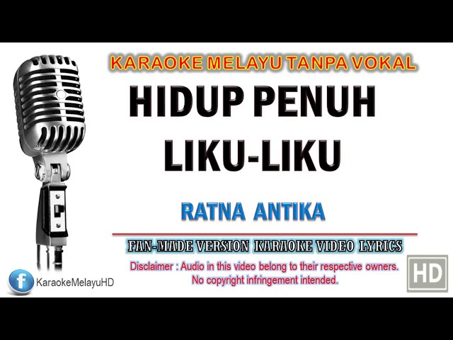 Ratna Antika - Hidup Penuh Liku Liku | Karaoke | Tanpa Vokal | Minus One | Lirik Video HD class=