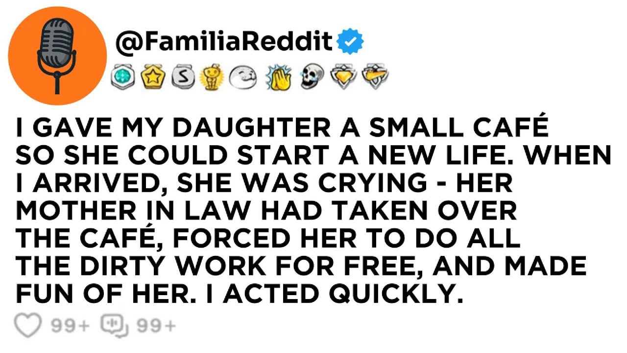 My daughter called me crying at 6 a.m. I found her on her knees in the bathroom of the cafe I'd bought her, scrubbing tile grout with a toothbrush while her mother-in-law watched from the...