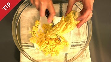 How to Cut Corn Off the Cob - CHOW Tip