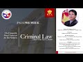 Criminal Law | The Frequently Asked Topics on the 8 Bar Subjects