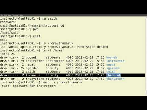 Basic Linux Permissions part 3: Switching Users and sudo