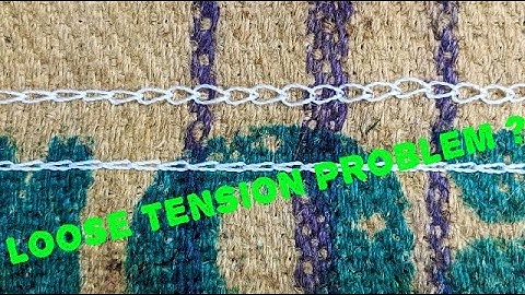 Bag Stitching problem loose Tension or Tigh tension