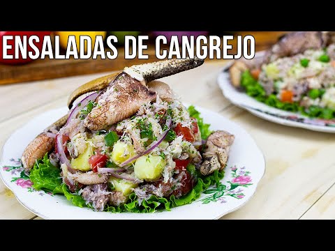 Video: Ensalada De Cangrejo