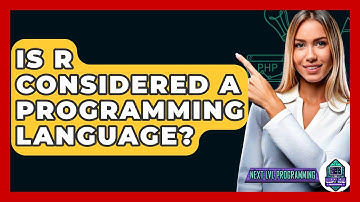 Is R Considered A Programming Language? - Next LVL Programming