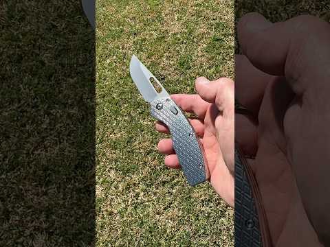 Oh, yeah, beautiful! My Mayberry Custom hollow ground Magnacut HDM button top linerlock knife