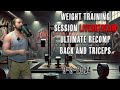 Back and triceps 9-3-2024 Livestream Come and Hang Out