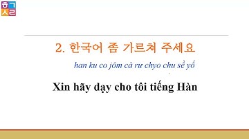 146 Câu Tiếng Hàn Giao Tiếp Ngắn, Thông Dụng | 자주 쓰는 한국어 146문장