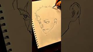 Speed Drawing Stick-man anime? 🙄// #anime #drawing #shorts