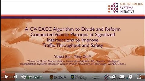 A CV-CACC Algorithm to Divide and Reform Connected Vehicle Platoons at Signalized Intersections
