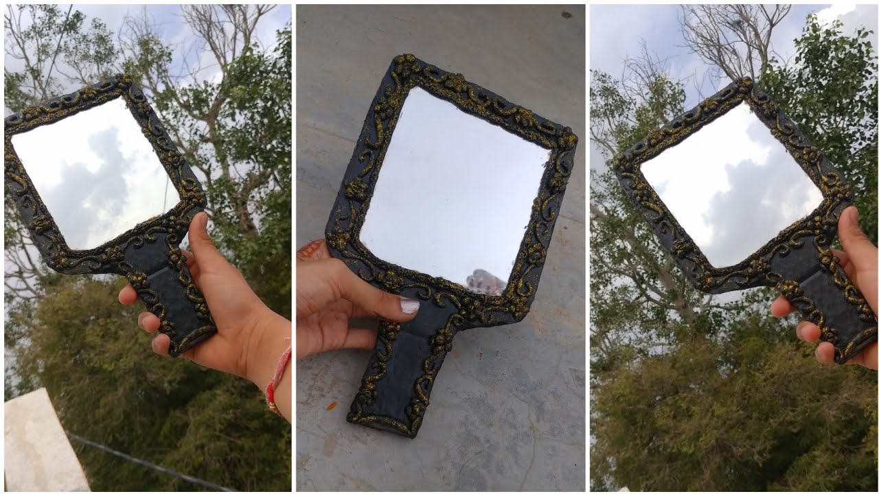 Best out of waste Old mirror ideas😍 YouTube