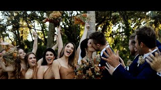 The Radesi's Wedding Trailer | BRIDE JUMPS IN POOL! | Vintage Wedding in Melbourne, Florida