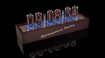 Big NIXIE CLOCK on IN-18 TUBES musical, LED RGB light, Arduino, USB