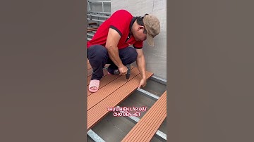 Thi công sàn gỗ nhựa ngoài trời cho ban công