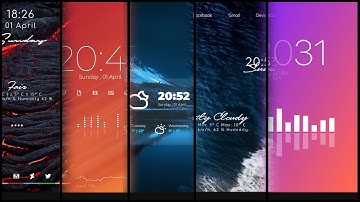 Top 5 most amazing rainmeter skins |Windows desktop customization|