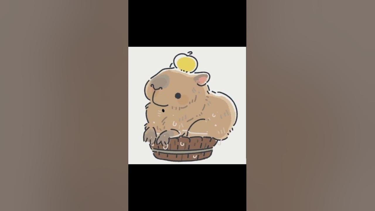 Арт капибара - YouTube