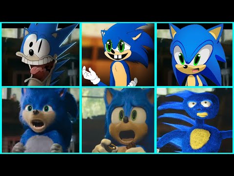 Sonic The Hedgehog Movie - Uh Meow All Designs Compilation