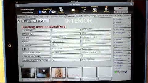 Building Inspection Software for the iPad