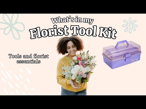 Florist Tool Kit Essentials (must have tools to get you started as a floral designer!)