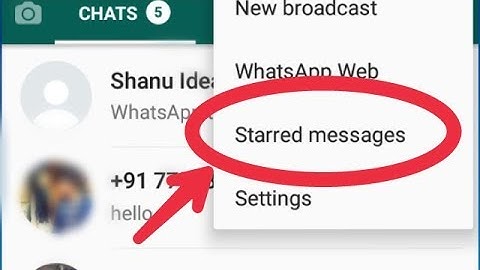 Whatsapp || What is Starred Message And Use In Whatsapp