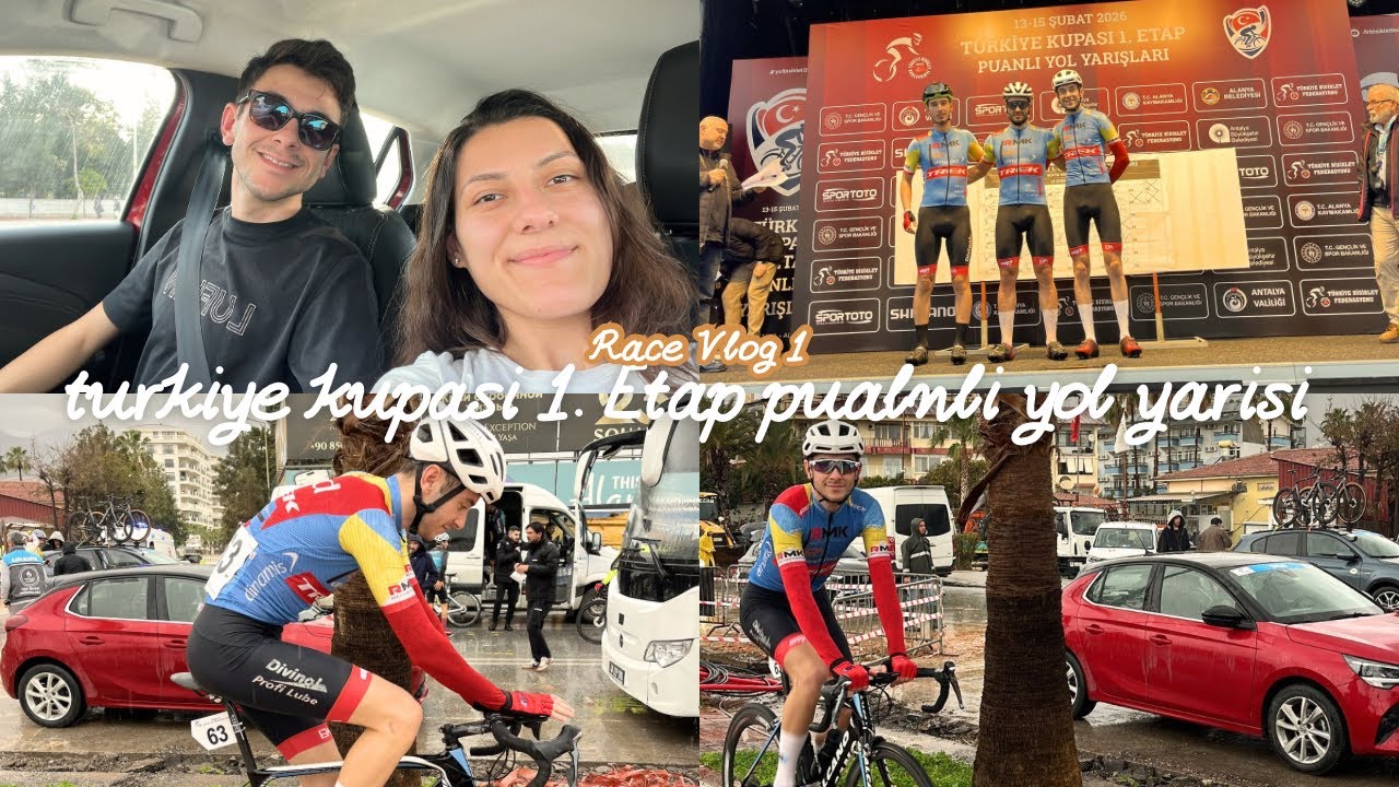 Türkiye Kupası 1. Etap Puanlı Yol Yarışları - Alanya / Antalya - RaceVlog1