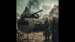 Bastonuyla Nazi tanklarını durduran kadın