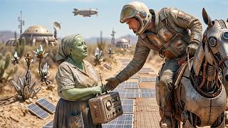 Expelled from her home, an Alien Mother was rescued by a young Mec who began calling her 'My Lady'.