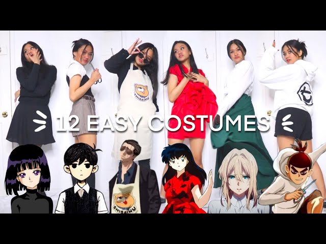 Easy Anime Cosplay Ideas  Anime Halloween Costumes  Cosplay Costumes