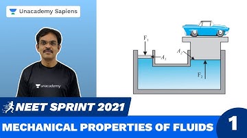 Mechanical Properties of Fluids Part 1 | Physics Sprint NEET 2021 | Jeetendra Pandey | Unacademy