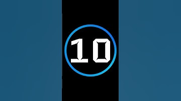 10 Seconds Countdown Timer with clock ticking sound and Finish Bell