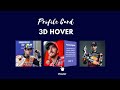 How to create 3d card using html and css  awesome profile 3d card