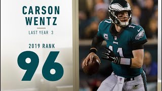 Philadelphia eagles| carson wentz made the nfl top 100 .. was he
ratedproperly?