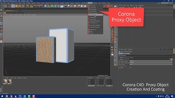Corona C4D Create Proxy Object