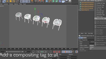 Cinema 4D Tutorial - How to automatically create object Id numbers for your objects