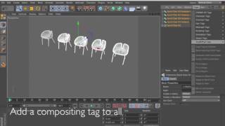 Cinema 4D Tutorial - How to automatically create object Id numbers for your objects