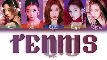 ITZY – TENNIS (0:0) [ПЕРЕВОД НА РУССКИЙ/КИРИЛЛИЗАЦИЯ Color Coded Lyrics]
