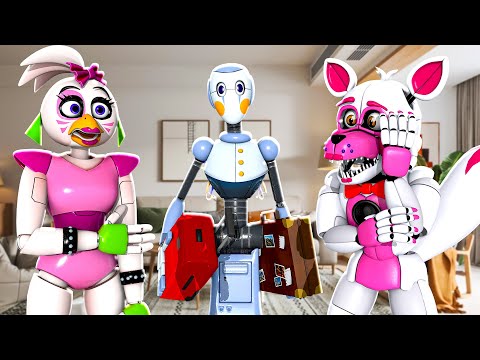 Glamrock Chica And Funtime Foxy's NEW Roomate!