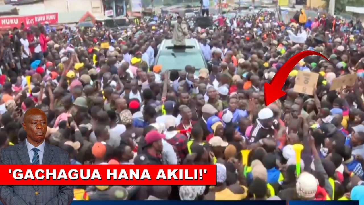 DRAMA!! See what happened today in Kangemi after Ruto said 'Gachagua hana akili'🔥