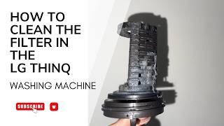 Clean Your LG Thinq Washer Filter and Stop Bad Smells video DIY #LG #thingq #washingmachine
