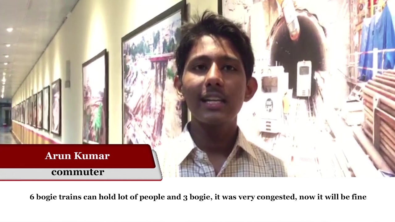 Six coach trains for north-south line in Dec